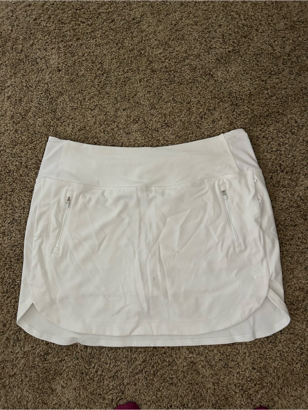 Athleta White Women’s Skort with Zipper Pockets